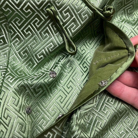 Vintage Silk Jacquard Cheongsam/Qipao Dress - Picture 4 of 8